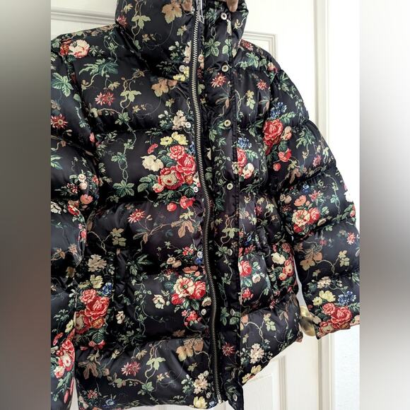 RARE NEW NWT STAUD Ace Floral Puffer Jacket Size Small - Picture 5 of 11